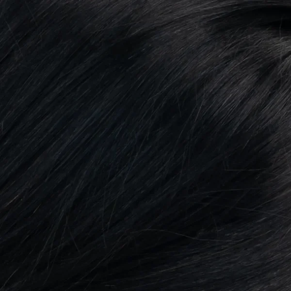 Cascata Hair Extensions - Ebony - Close up shot
