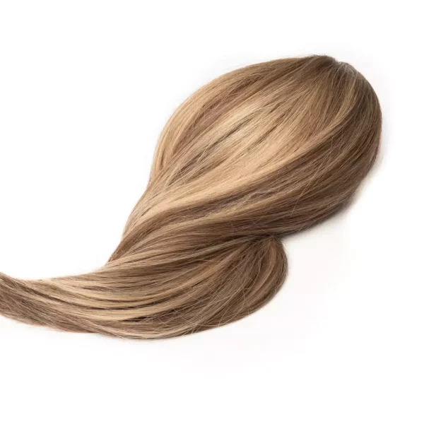 Cascata Hair Extensions - Cinnamon Brunette Full Set - Image of brunette hair extensions against a white background
