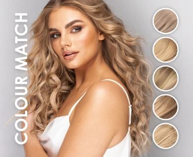 Cascata Hair Extensions - Colour Match Image Mobile